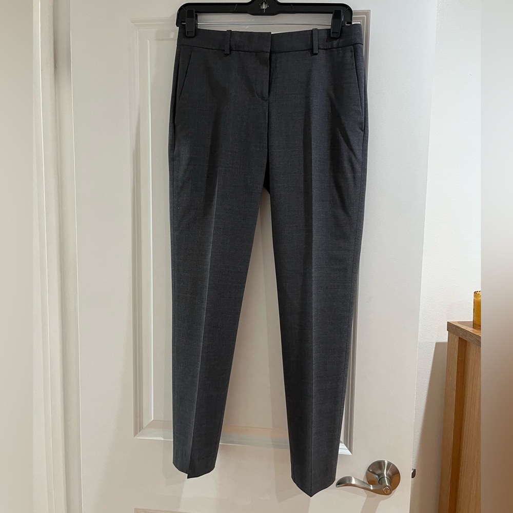 Theory charcoal gray suit pant (ankle) size 0